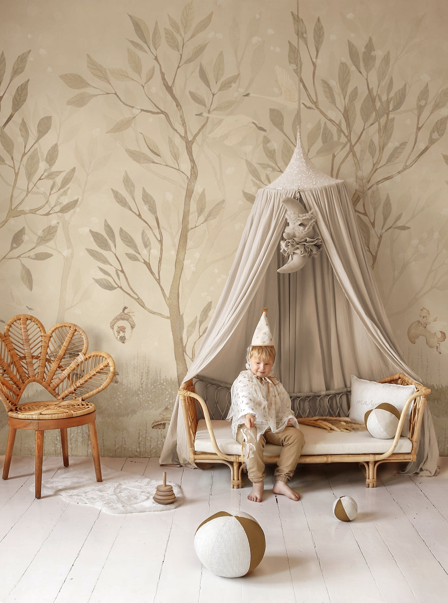Wallpaper Acorn Forest Day