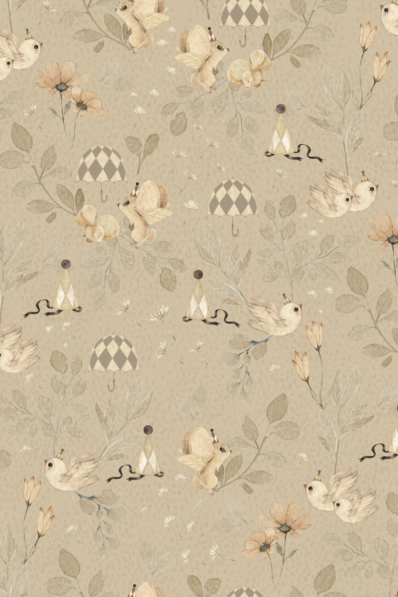 Wallpaper Flower Forest Mole