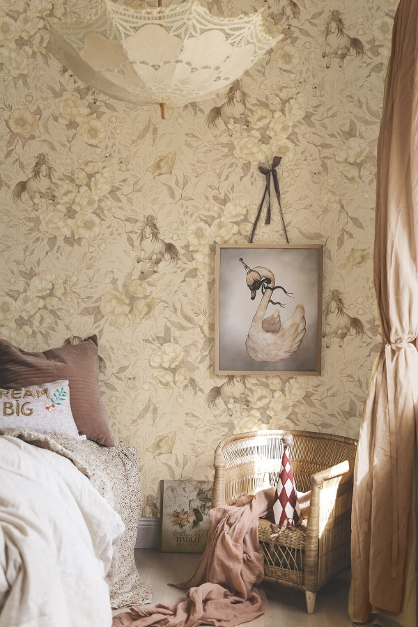 Wallpaper Ponies For Hollie Pale Yellow