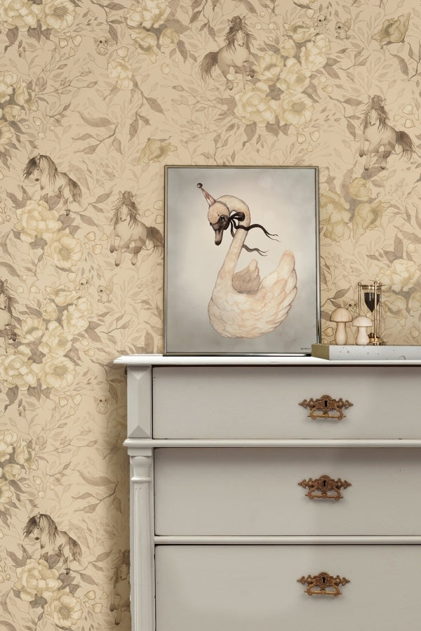 Wallpaper Ponies For Hollie Pale Yellow