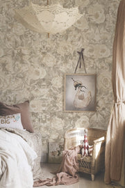 Wallpaper Poppies For Marlene Soft Creme