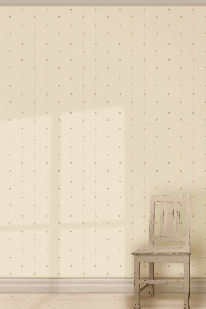 Wallpaper Teeny Berries Pale Yellow