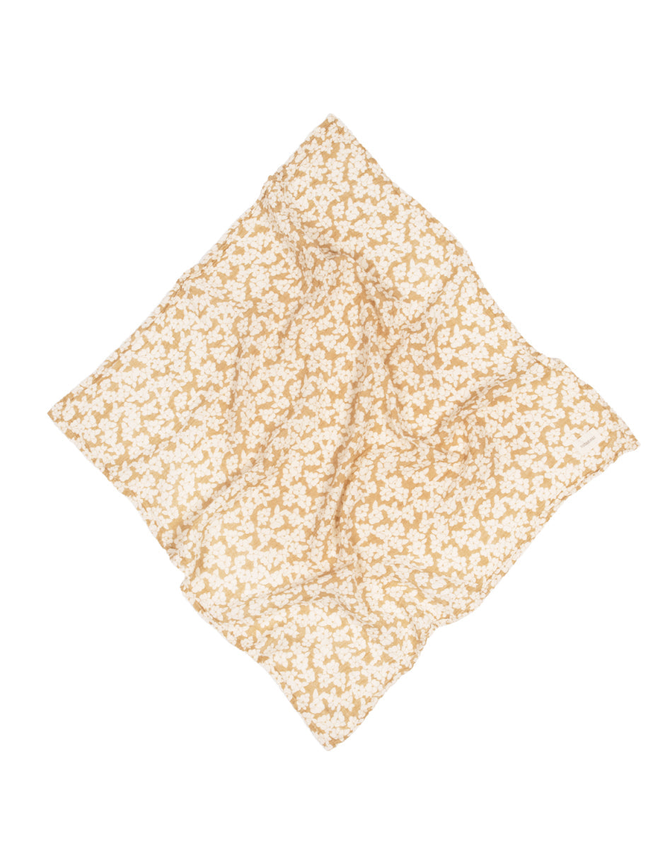 Birth Gift Swaddle Golden Brown Sakura