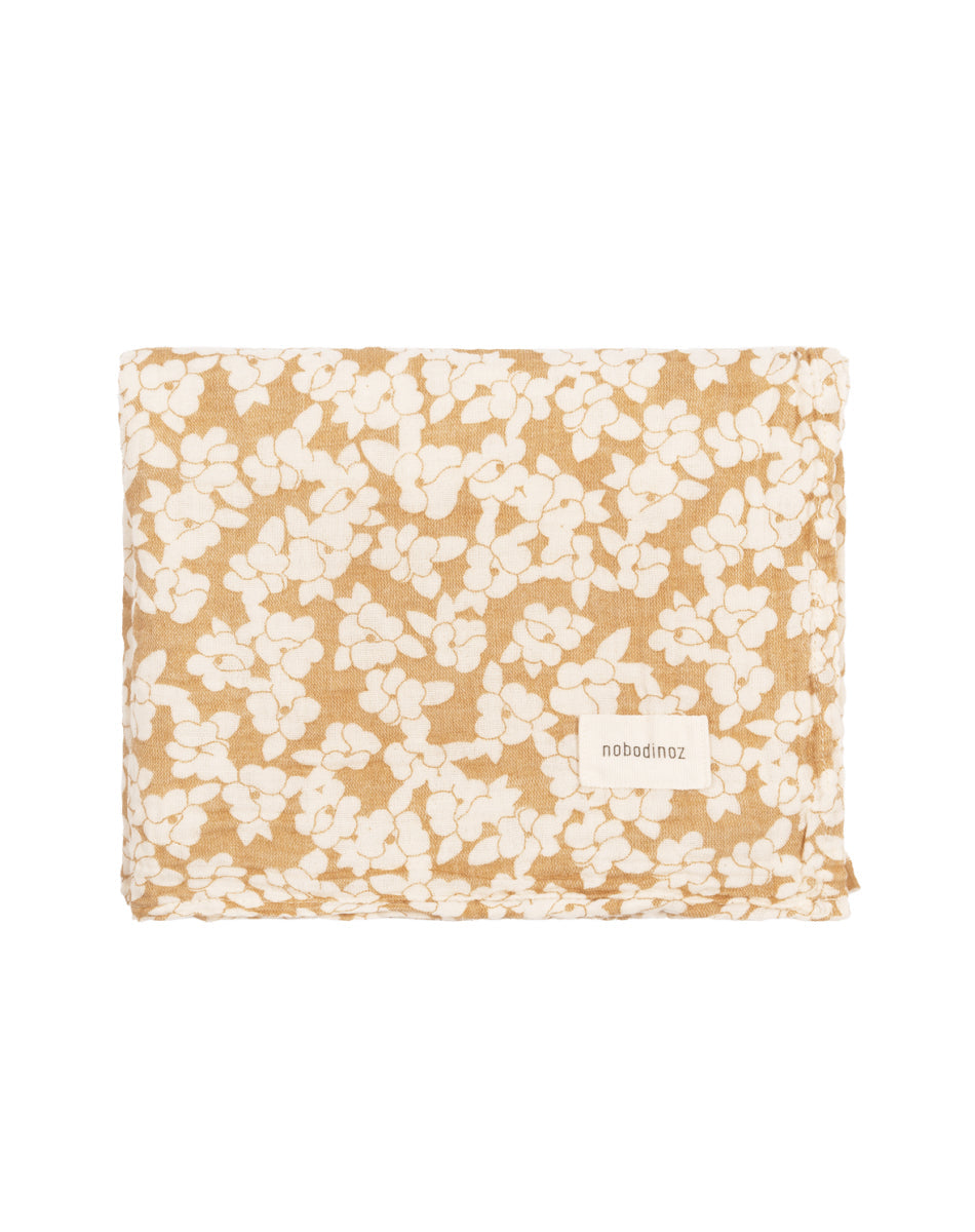 Birth Gift Swaddle Golden Brown Sakura