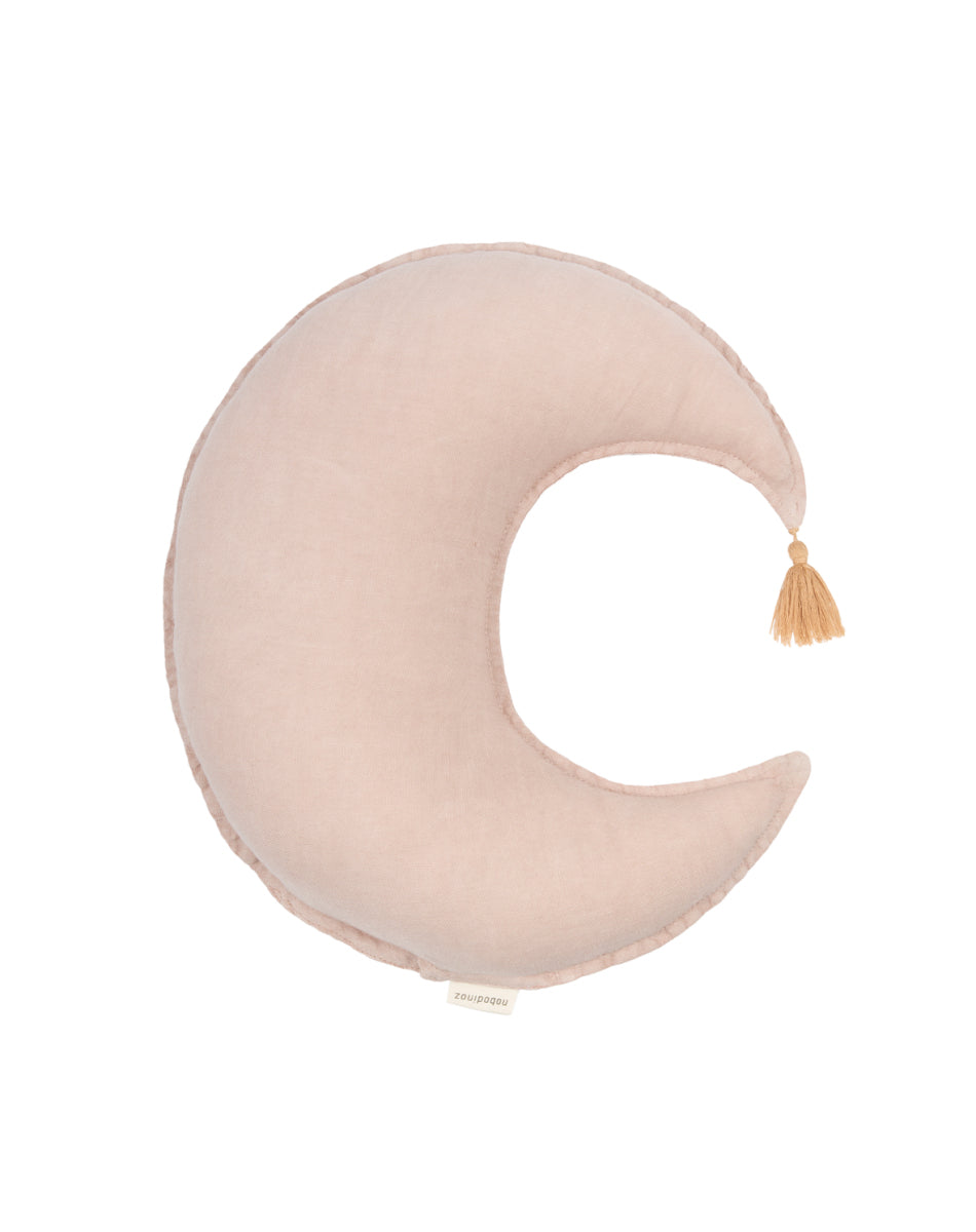 Moon Cushion Mauve Pink