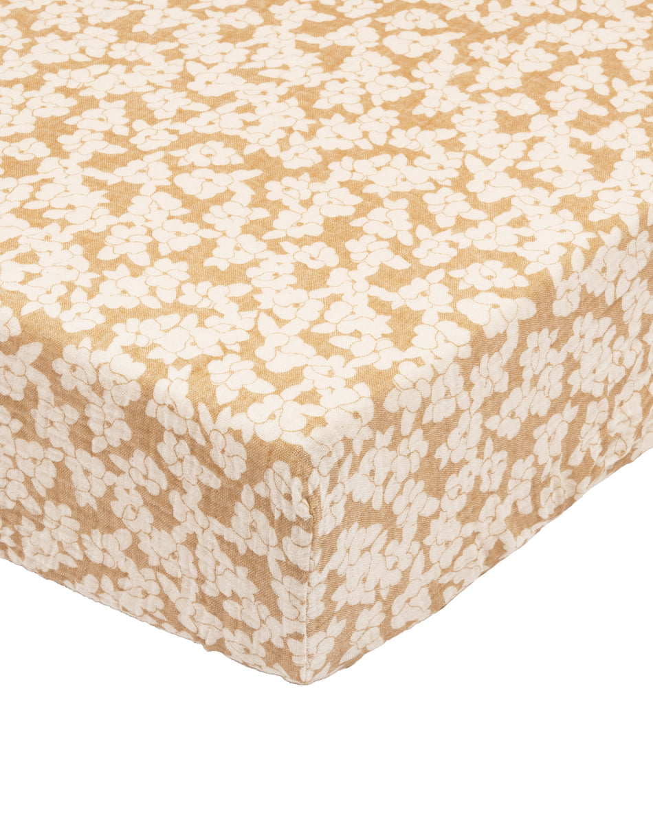Fitted Sheet Golden Brown Sakura