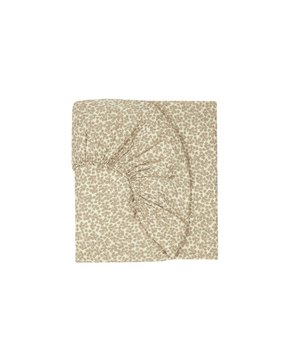 Fitted Sheet Light Green Yumiko