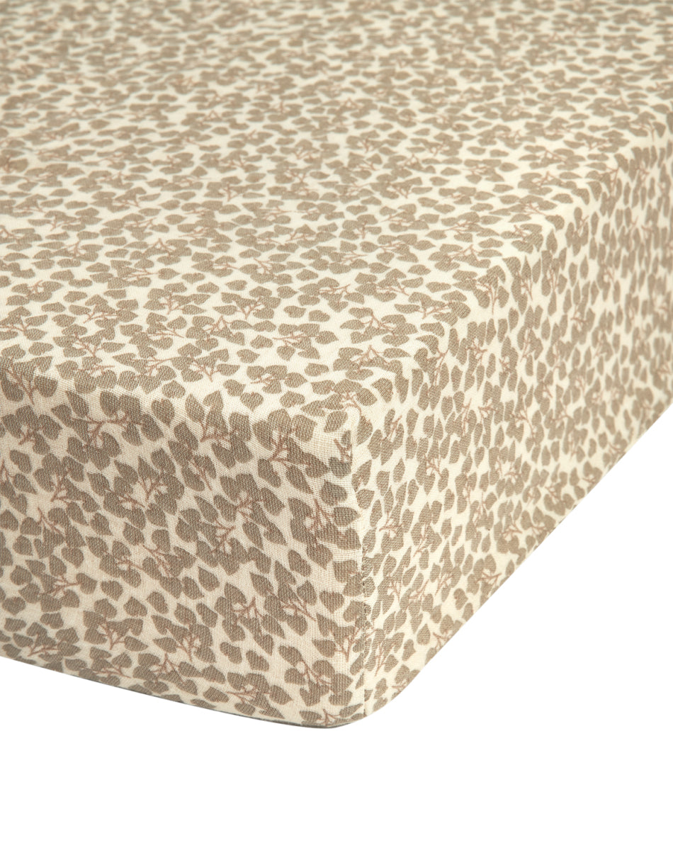 Fitted Sheet Light Green Yumiko