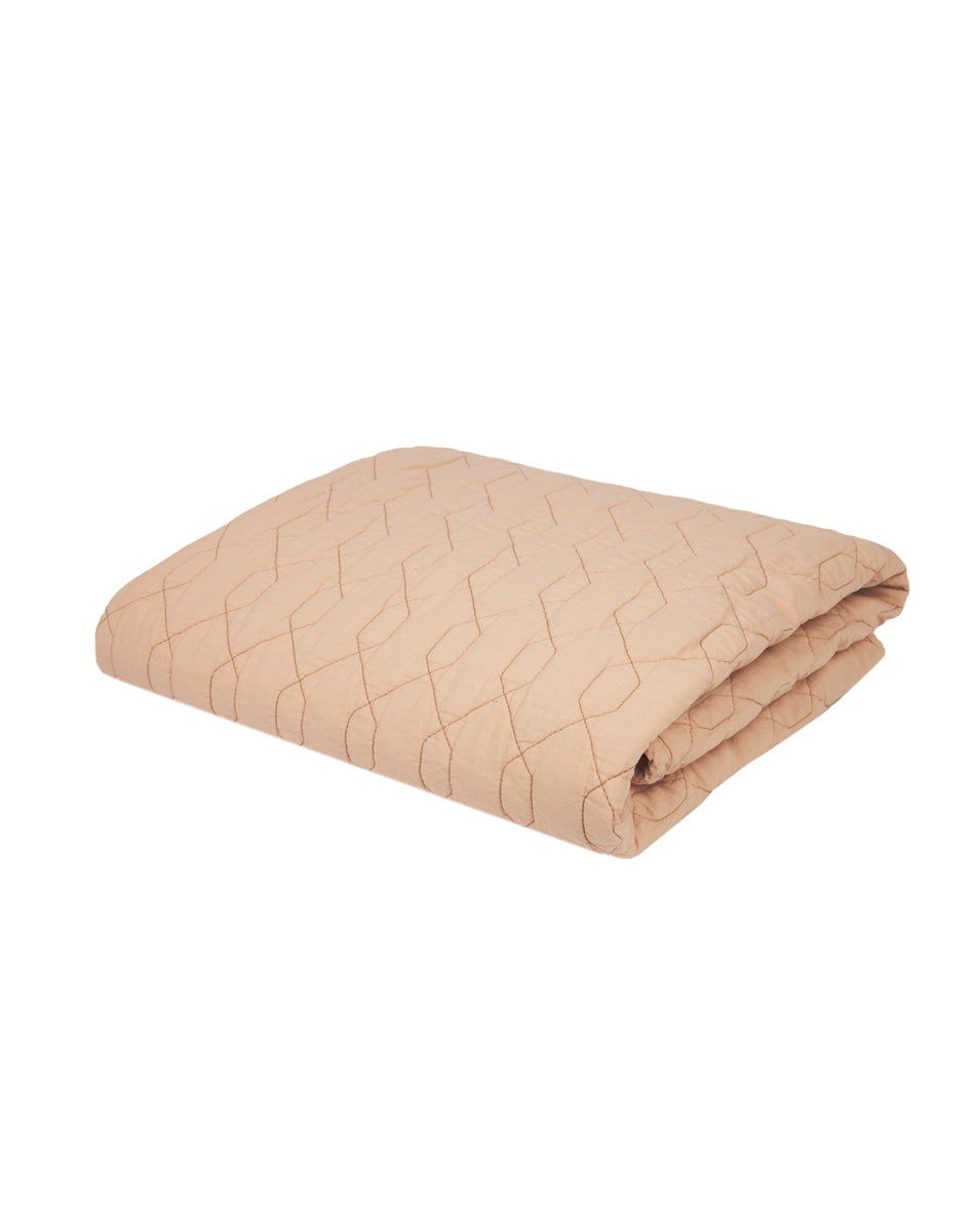 Quilted Blanket Powder Pink