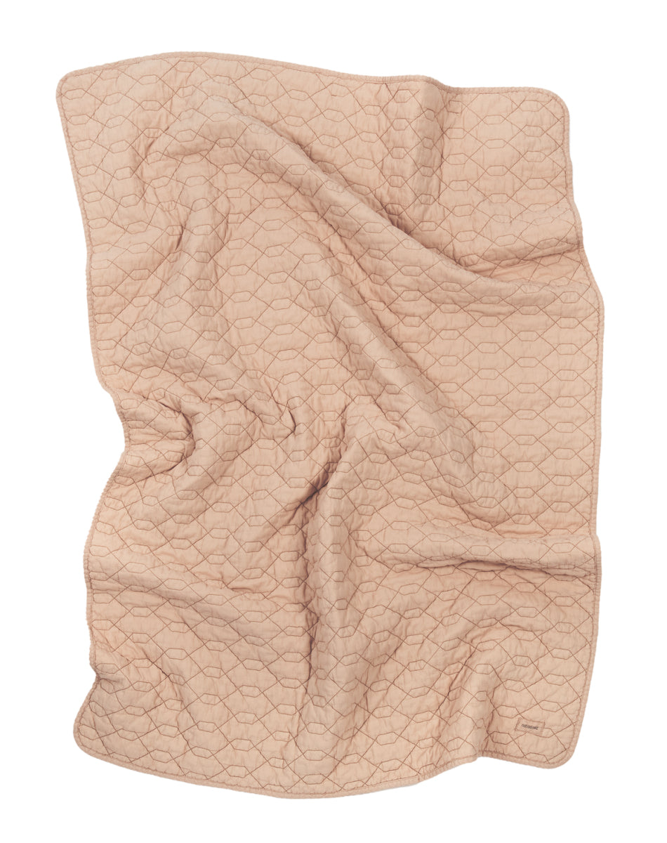 Quilted Blanket Powder Pink