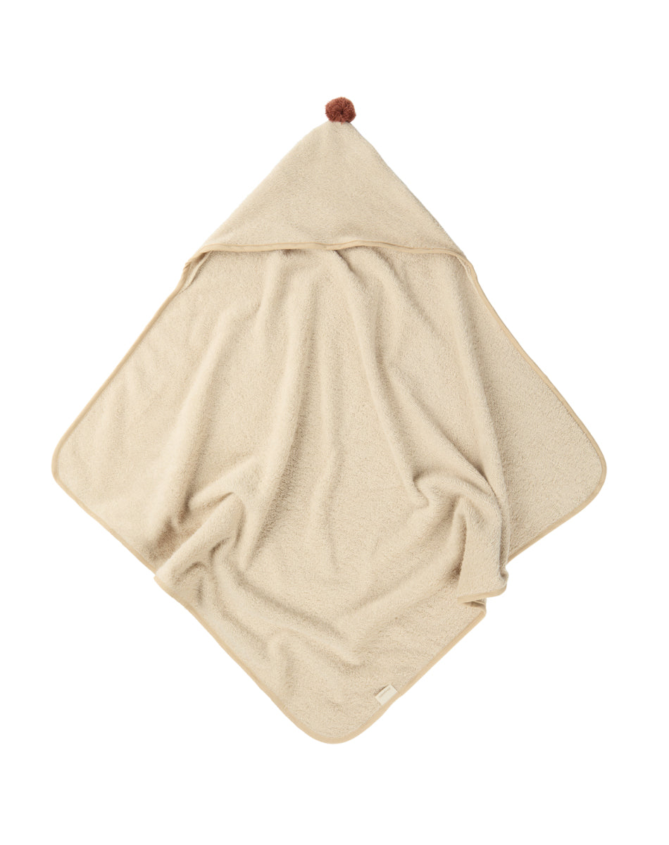 So Cute Baby Bath Cape Almond