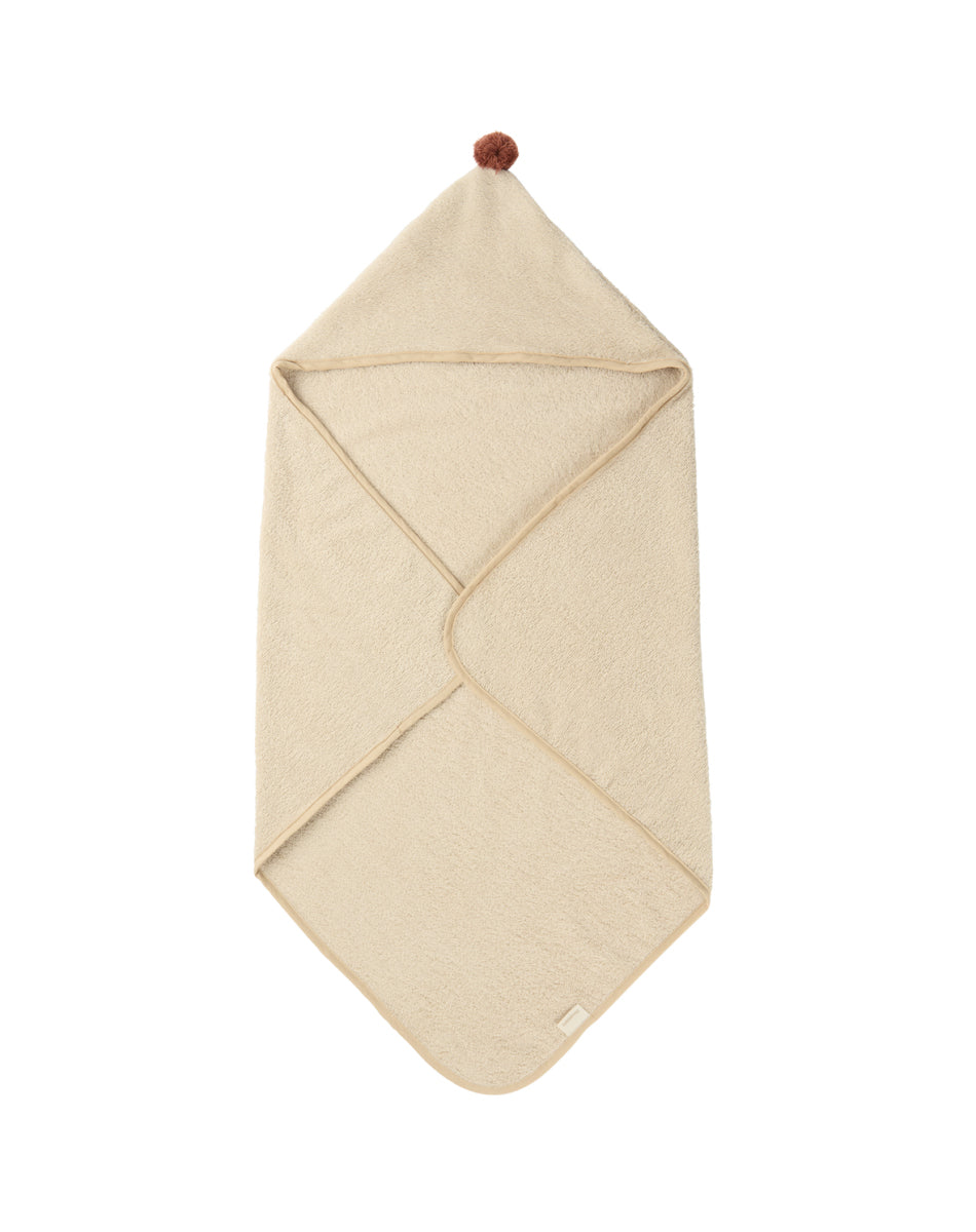 So Cute Baby Bath Cape Almond