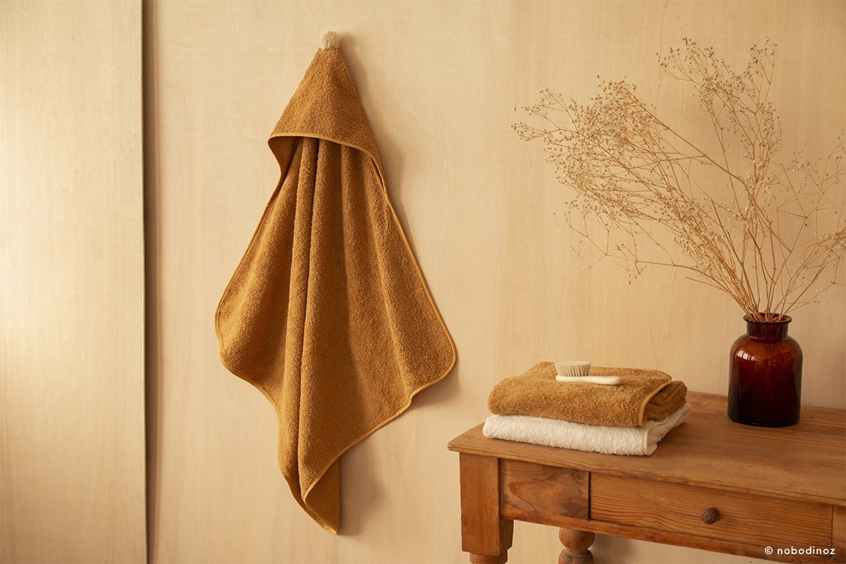So Cute Baby Bath Cape Caramel
