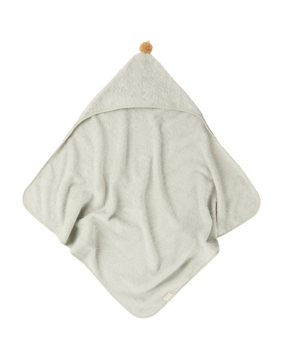 So Cute Baby Bath Cape Sage Green