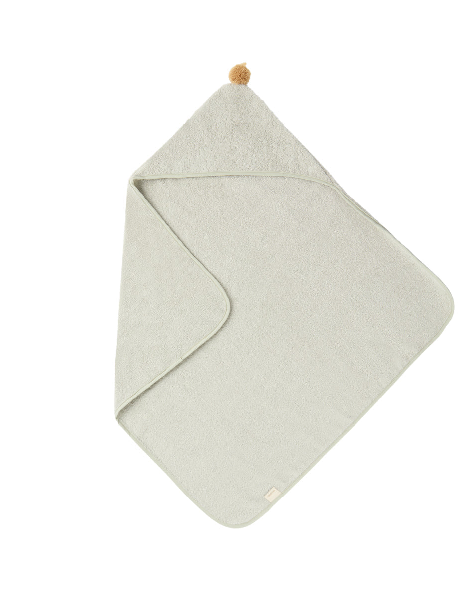 So Cute Baby Bath Cape Sage Green