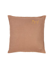 Square Cushion French Linen Noisette