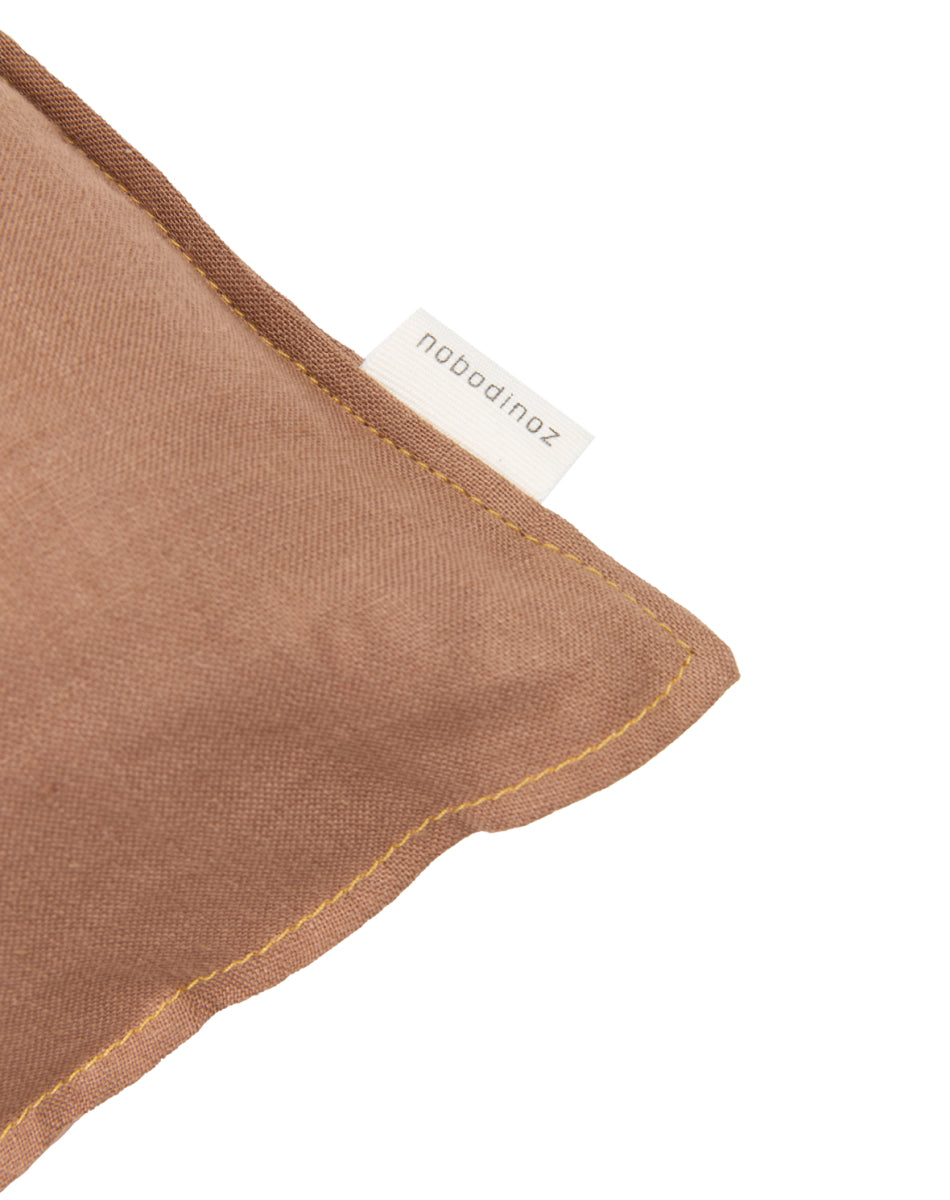 Square Cushion French Linen Noisette