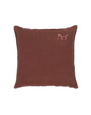 Square Cushion French Linen Prune