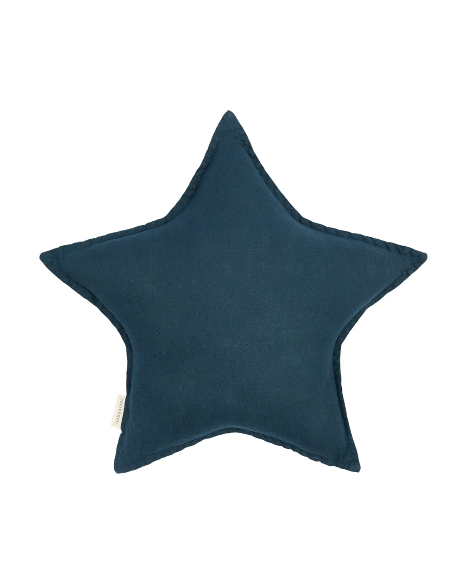 Star Cushion Deep Blue