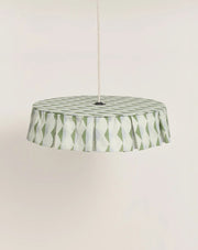 Vibes Lampshade Green Blue Harlequin