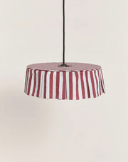 Vibes Lampshade Maroon Stripes