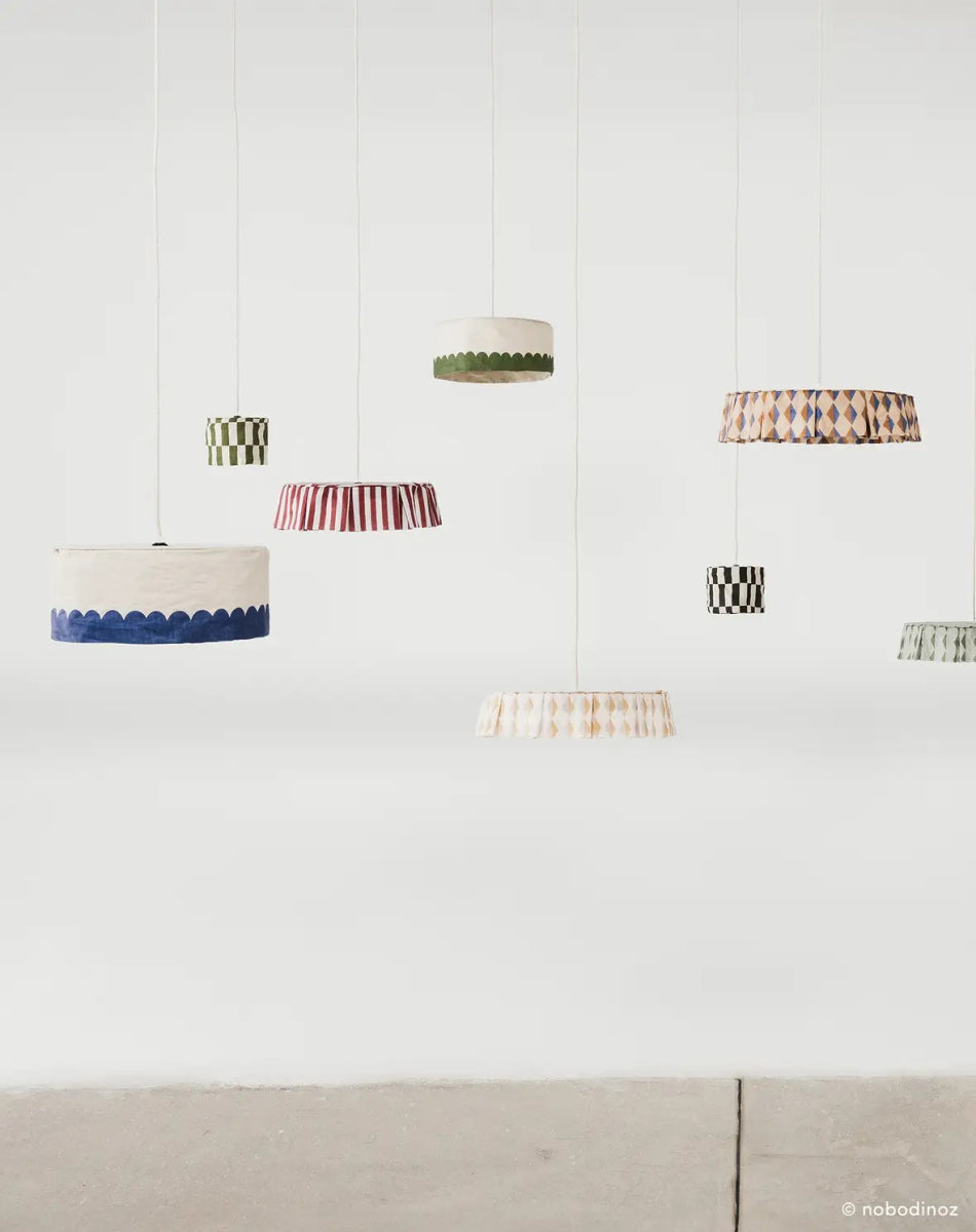 Vibes Lampshade Mustard Lilac Harlequin