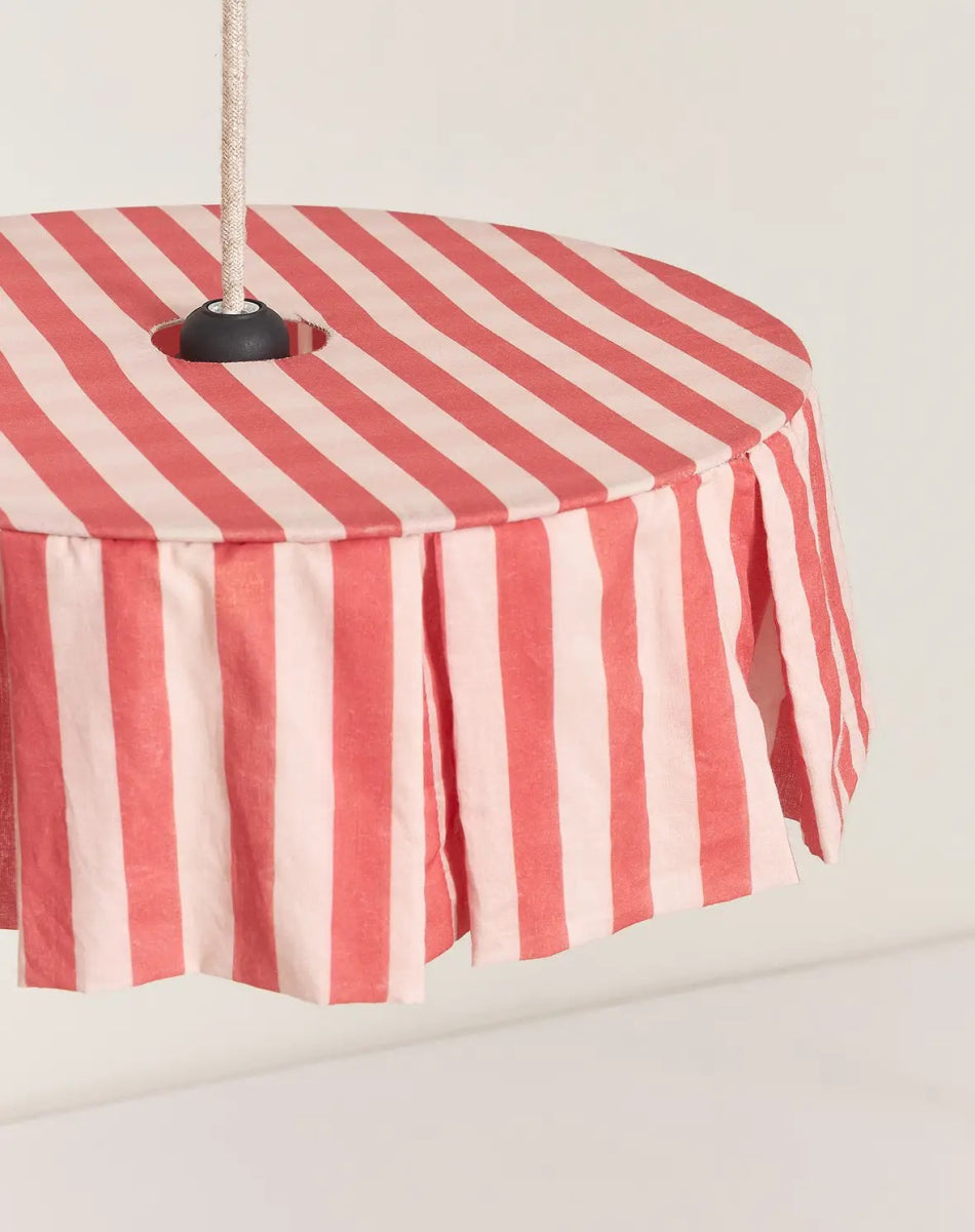 Vibes Lampshade Red Stripes