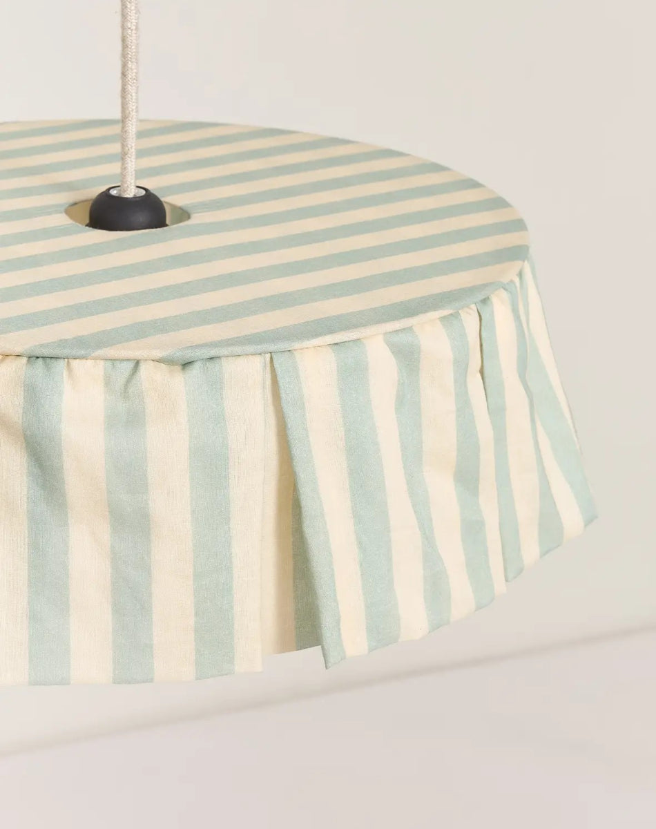 Vibes Lampshade Turquoise Stripes
