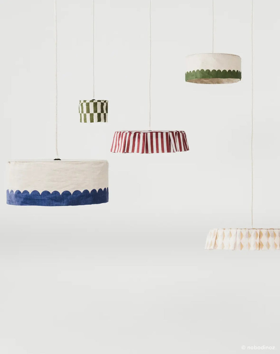 Vibes Linnen Lampshade Blue