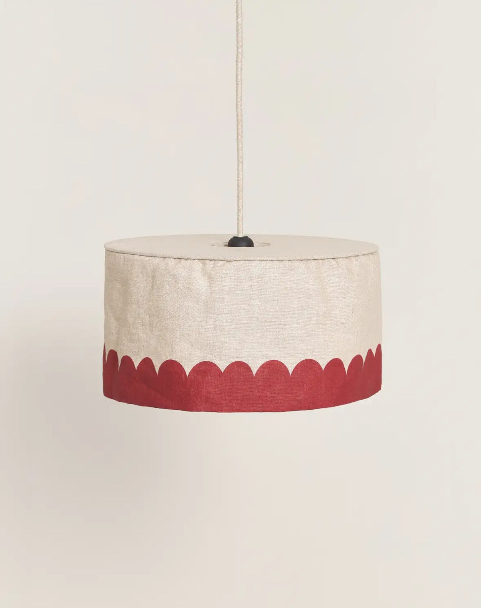 Vibes Linnen Lampshade Carmine