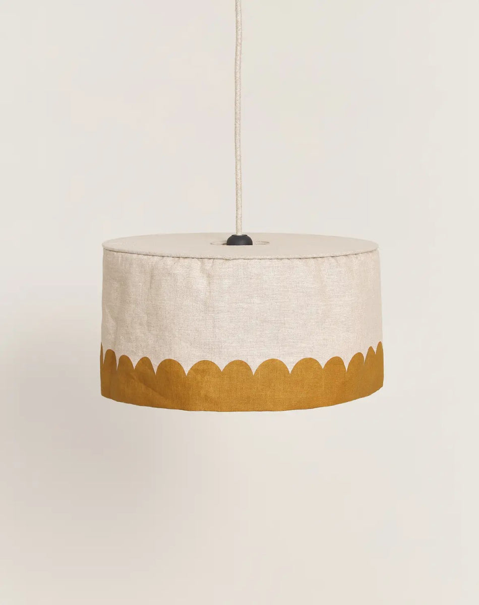 Vibes Linnen Lampshade Mustard