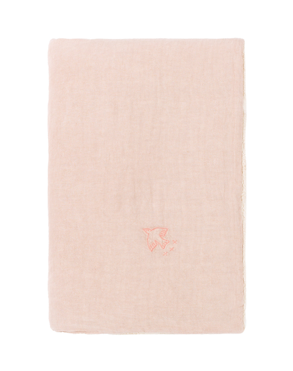 Winter Blanket French Linen Mauve Pink