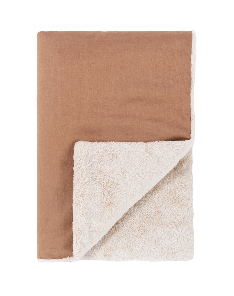 Winter Blanket French Linen Noisette