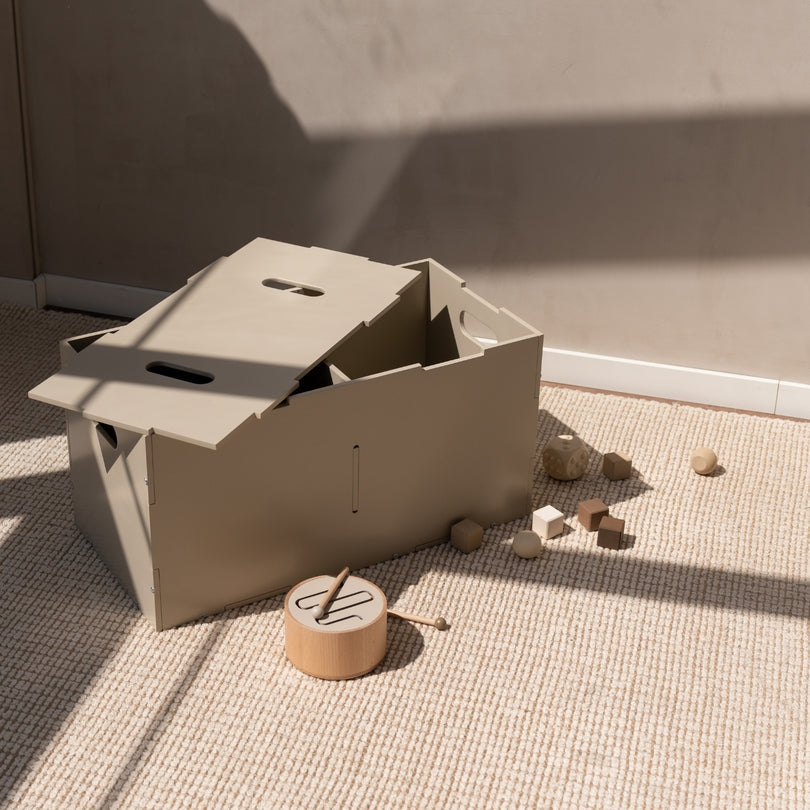 Cube Storage Long Beige