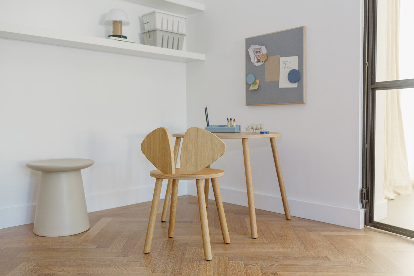 Mouse School Set Oak 6-10y
