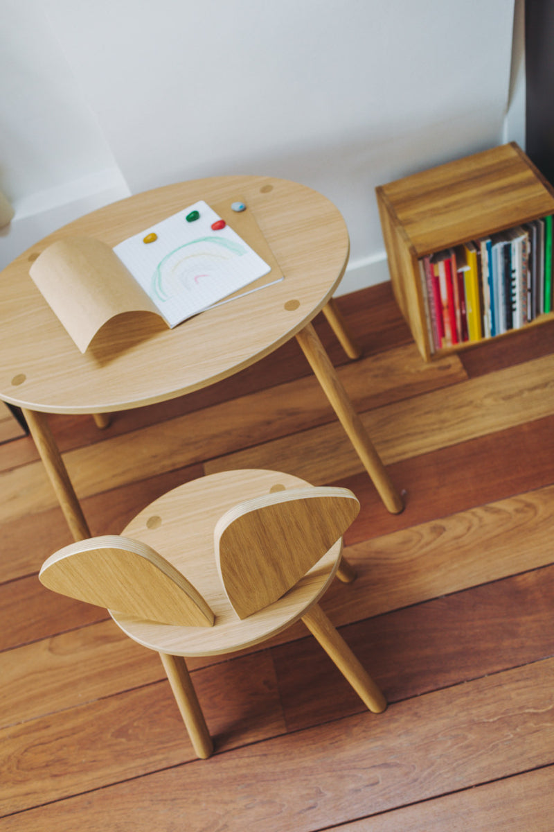 Stoel Mouse School Chair Oak
