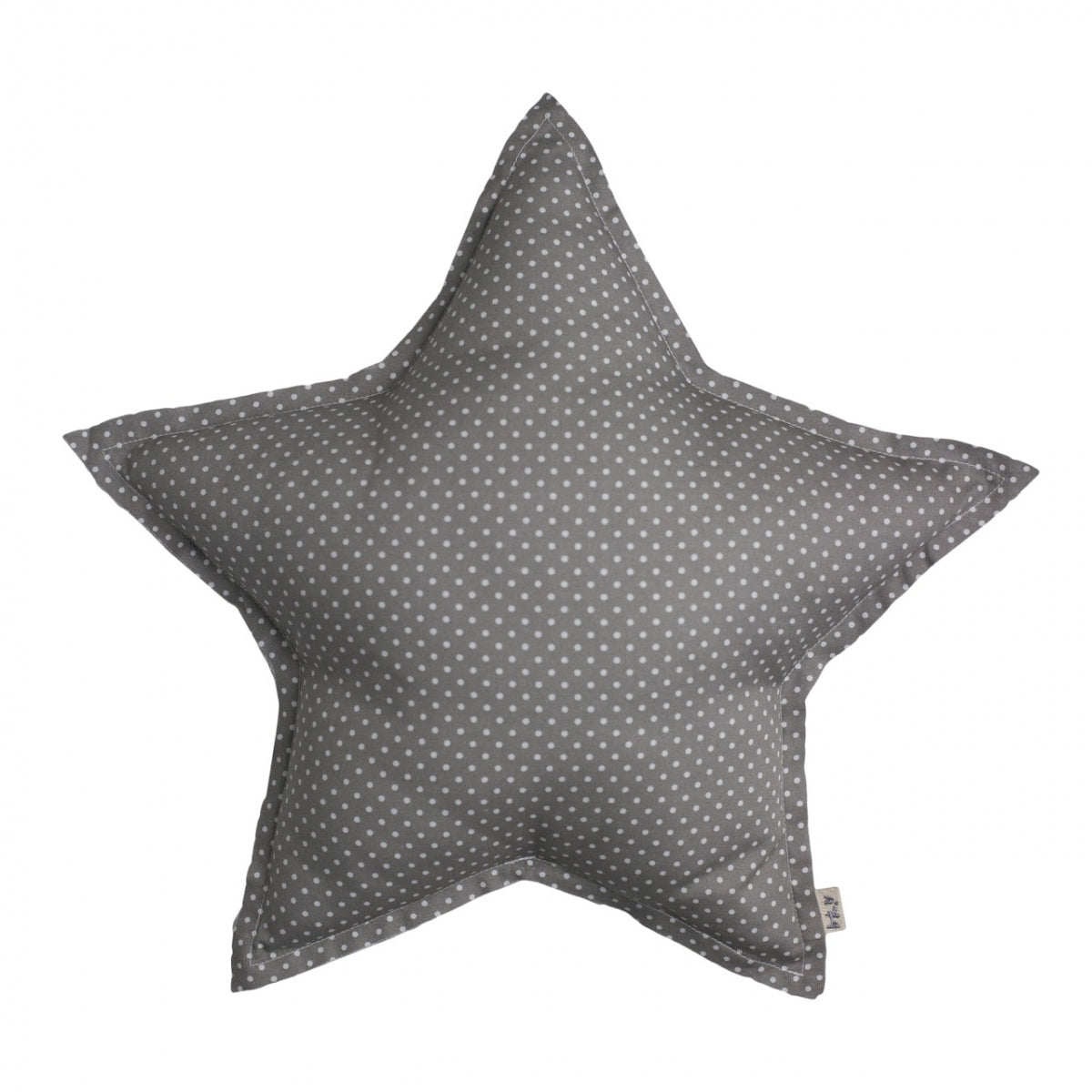 Kussen Ster Grey/med Dots