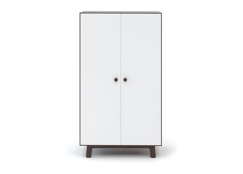 Kledingkast Merlin Dresser Wit-walnoot