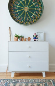 Ladenkast Merlin 3 Laden Kledingkast Wit Classic