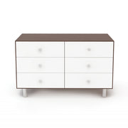 Ladenkast Merlin 6 Laden Wit-walnoot Classic