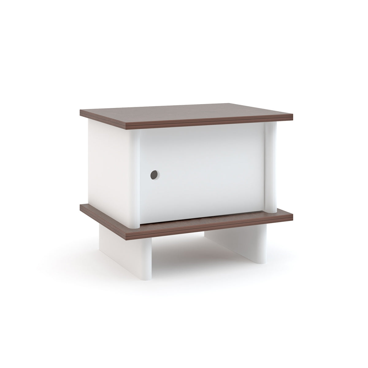 Nachtkastje Ml Night Stand Walnoot