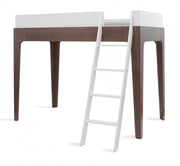 Perch Loft Bed Wit-walnoot