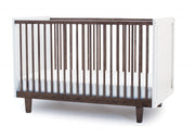 Rhea Crib Wit-walnoot