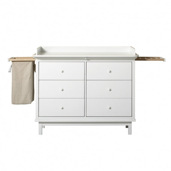 Seaside 2 Pull-outs & Laundry Bag For Dresser With 6 Drawers