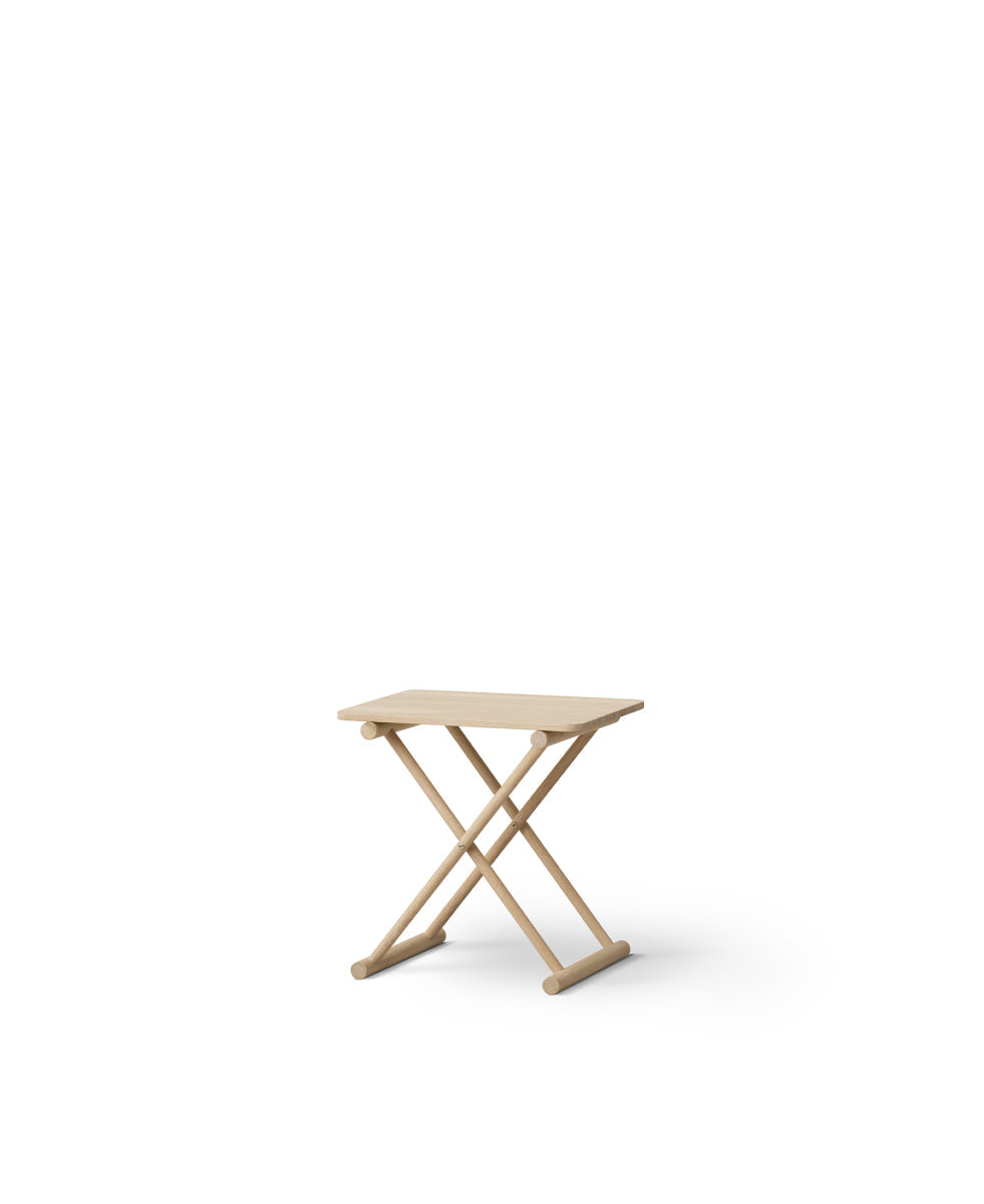 Camp Bed Table High Oak