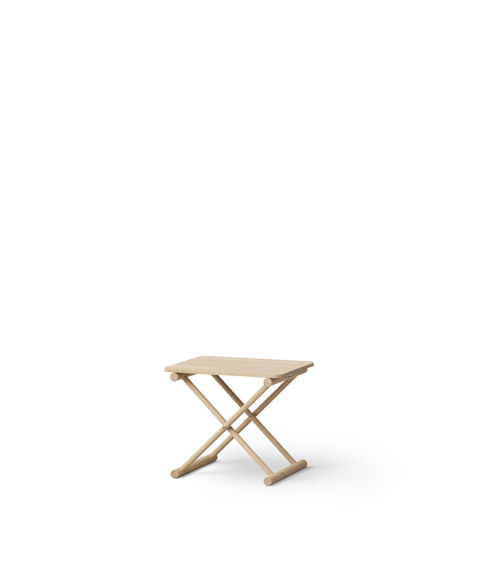 Camp Bed Table Low Oak
