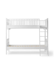 Oliver Furniture Converserion Kit Classic Bunk Bed To Two Day Beds tijdens de transformatie van een Oliver Furniture