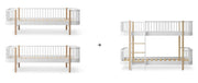 Oliver Furniture Conversie Kit 2 Original Day Beds Naar Original Low Bunk Bed tijdens de transformatie van een
