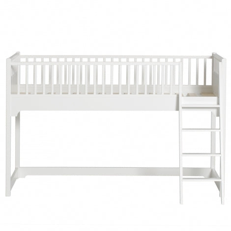 Conversion Kit Seaside Bunk Bed With Slant Ladder -> Low Loft Bed
