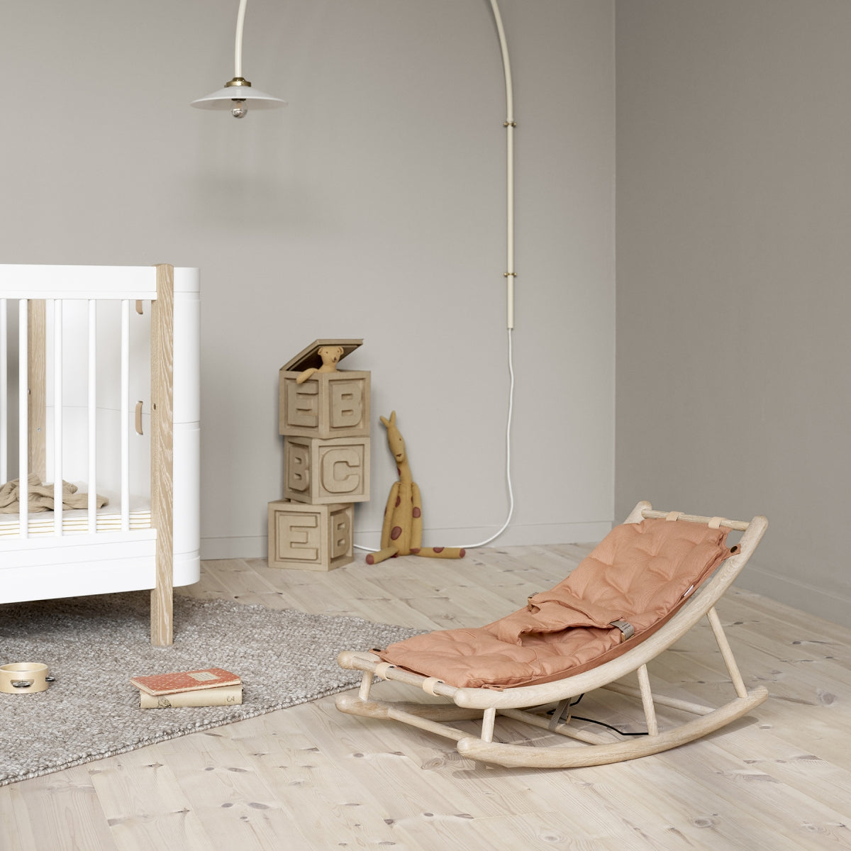 Extra Cushion Baby Rocker Caramel
